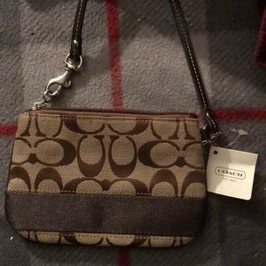 Coach small wristlet